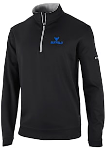 Columbia Buffalo Bulls Mens Black Wickham Hills Long Sleeve Qtr Zip Pullover