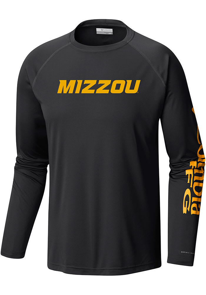 Columbia Missouri Tigers BLACK Terminal Tackle Long Sleeve Fashion