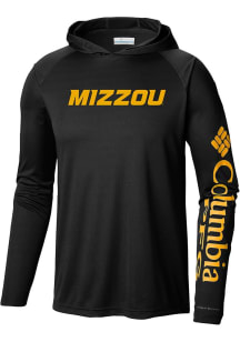 Columbia Missouri Tigers Mens Black Terminal Tackle Hood