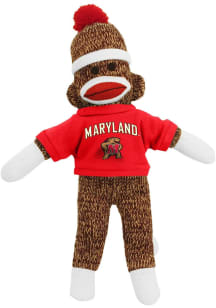 Red Maryland Terrapins Sock Monkey Plush