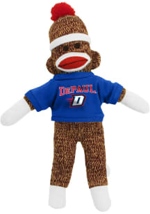 DePaul Blue Demons Sock Monkey Plush - Blue