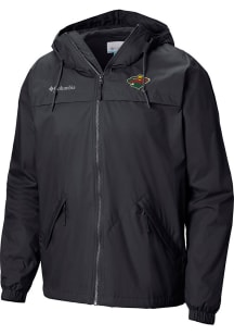 Columbia Minnesota Wild Mens  Heat Seal Oroville Creek Outerwear Lined Jacket