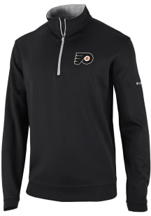 Columbia Philadelphia Flyers Mens  Heat Seal Omni Wick Wickhams Hills Long Sleeve Qtr Zip Pullov..