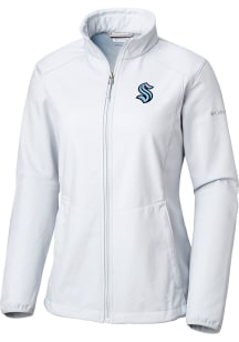 Columbia Seattle Kraken Womens Grey Heat Seal Kruser Ridge Light Weight Jacket