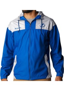 Columbia Tampa Bay Lightning Mens Blue Heat Seal Flash Challenger Light Weight Jacket