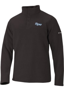 Columbia Dallas Mavericks Mens Black Alto Pass Long Sleeve Qtr Zip Pullover
