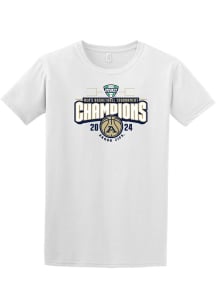 Akron Zips White 2024 MAC Tournament Basketball Champions Short Sleeve T Shirt