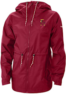 Columbia Iowa State Cyclones Womens Crimson Lily Park Light Weight Jacket