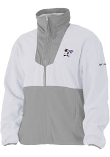 Womens K-State Wildcats White Columbia Sequoia Light Weight Jacket