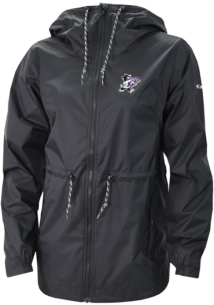 Columbia Womens BLACK K-State Wildcats Lily Park Light Weight