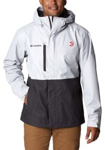Columbia Atlanta Hawks Mens White Heat Seal Hikebound Light Weight Jacket