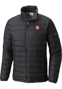 Columbia Atlanta Hawks Mens Black Heat Seal Powder Light Weight Jacket