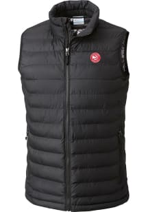 Columbia Atlanta Hawks Mens Black Heat Seal Powder Lite Vest Sleeveless Jacket