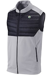 Columbia Boston Celtics Mens Grey Heat Seal In The Element Vest Sleeveless Jacket