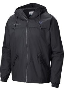 Columbia Charlotte Hornets Mens Black Heat Seal Oroville Creek Lined Jacket Medium Weight Jacket