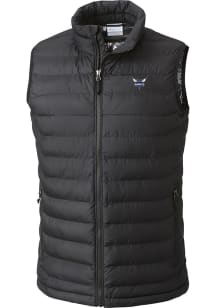 Columbia Charlotte Hornets Mens Black Heat Seal Powder Lite Vest Sleeveless Jacket