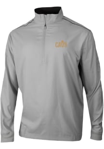 Columbia Cleveland Cavaliers Mens Grey Heat Seal Bogey's Paradise Long Sleeve Qtr Zip Pullover