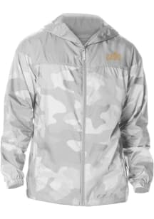 Columbia Cleveland Cavaliers Mens Grey Heat Seal Camo Flash Challenger Light Weight Jacket