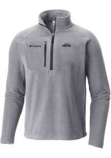 Columbia Cleveland Cavaliers Mens Grey Fast Trek III Half Zip Fleece Qtr Zip Pullover