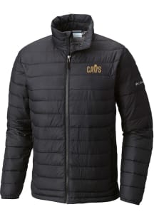 Columbia Cleveland Cavaliers Mens Black Heat Seal Powder Light Weight Jacket