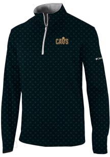 Columbia Cleveland Cavaliers Mens Black Heat Seal Printed Wickham Hills Pullover Long Sleeve Qtr Z..