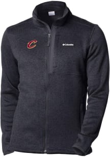 Columbia Cleveland Cavaliers Mens Black Heat Seal Sweater Weather Medium Weight Jacket