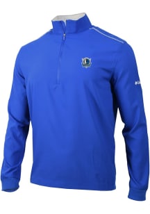 Columbia Dallas Mavericks Mens Blue Heat Seal Bogey's Paradise Long Sleeve Qtr Zip Pullover