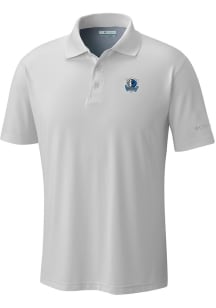 Columbia Dallas Mavericks Mens White Heat Seal Low Drag Offshore Polo Short Sleeve Polo