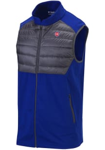 Columbia Detroit Pistons Mens Blue Heat Seal In The Element Vest Sleeveless Jacket
