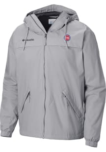 Columbia Detroit Pistons Mens Grey Heat Seal Oroville Creek Lined Jacket Medium Weight Jacket
