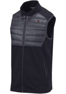 Columbia Houston Rockets Mens Black Heat Seal In The Element Vest Sleeveless Jacket