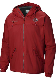 Columbia Houston Rockets Mens Red Heat Seal Oroville Creek Lined Jacket Medium Weight Jacket