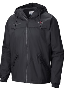 Columbia Houston Rockets Mens Black Heat Seal Oroville Creek Lined Jacket Medium Weight Jacket