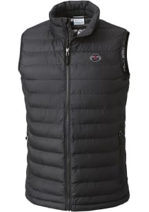Columbia Houston Rockets Mens Black Heat Seal Powder Lite Vest Sleeveless Jacket