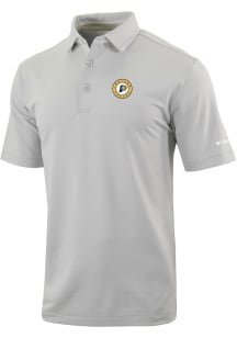 Columbia Indiana Pacers Mens Grey Heat Seal Even Lie Short Sleeve Polo