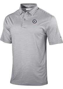 Columbia Los Angeles Clippers Mens Grey Heat Seal Golden Hills Polo Short Sleeve Polo