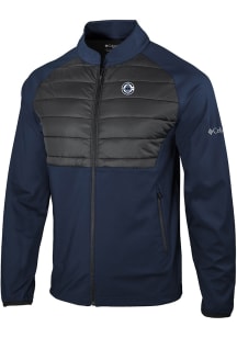Columbia Los Angeles Clippers Mens Navy Blue Heat Seal In the Element Medium Weight Jacket