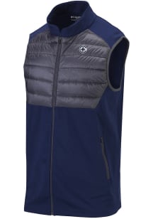 Columbia Los Angeles Clippers Mens Navy Blue Heat Seal In The Element Vest Sleeveless Jacket