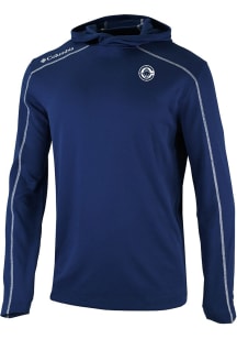 Columbia Los Angeles Clippers Mens Navy Blue Heat Seal Omni Wick Shot Gun Long Sleeve Hoodie