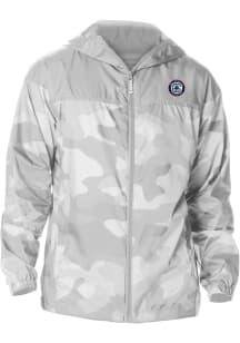 Columbia Los Angeles Clippers Mens Grey Heat Seal Camo Flash Challenger Light Weight Jacket