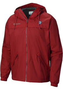 Columbia Los Angeles Clippers Mens Red Heat Seal Oroville Creek Lined Jacket Medium Weight Jacket