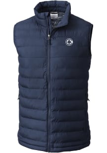 Columbia Los Angeles Clippers Mens Navy Blue Heat Seal Powder Lite Vest Sleeveless Jacket