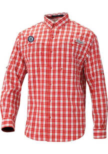 Columbia Los Angeles Clippers Mens Red Heat Seal Super Tamiami LS T Long Sleeve Dress Shirt