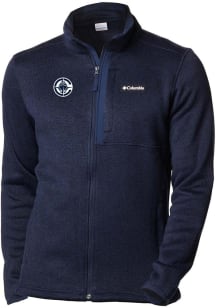 Columbia Los Angeles Clippers Mens Navy Blue Heat Seal Sweater Weather Medium Weight Jacket
