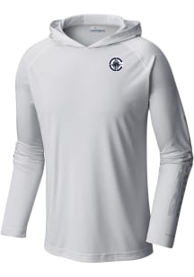 Columbia Los Angeles Clippers Mens White Heat Seal Terminal Tackle Long Sleeve Hoodie