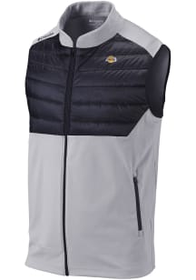 Columbia Los Angeles Lakers Mens Grey Heat Seal In The Element Vest Sleeveless Jacket