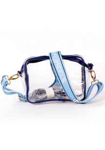 North Carolina Tar Heels Light Blue Clear Purse with Strap Clear Bag