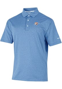 Columbia Oklahoma City Thunder Mens White Sand Tee Polo Short Sleeve Polo