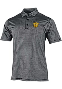 Columbia Missouri Tigers Mens Black Double Hit Polo Short Sleeve Polo
