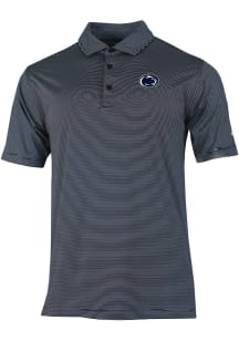 Mens Penn State Nittany Lions Navy Blue Columbia Double Hit Polo Short Sleeve Polo Shirt